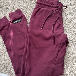 Maroon alphalete joggers